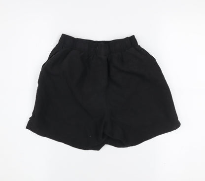 Nike Womens Black Small Polyester Running Shorts