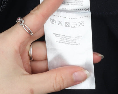 Brave Soul Men's Black Jogger Trousers Size L Polyester Fleece