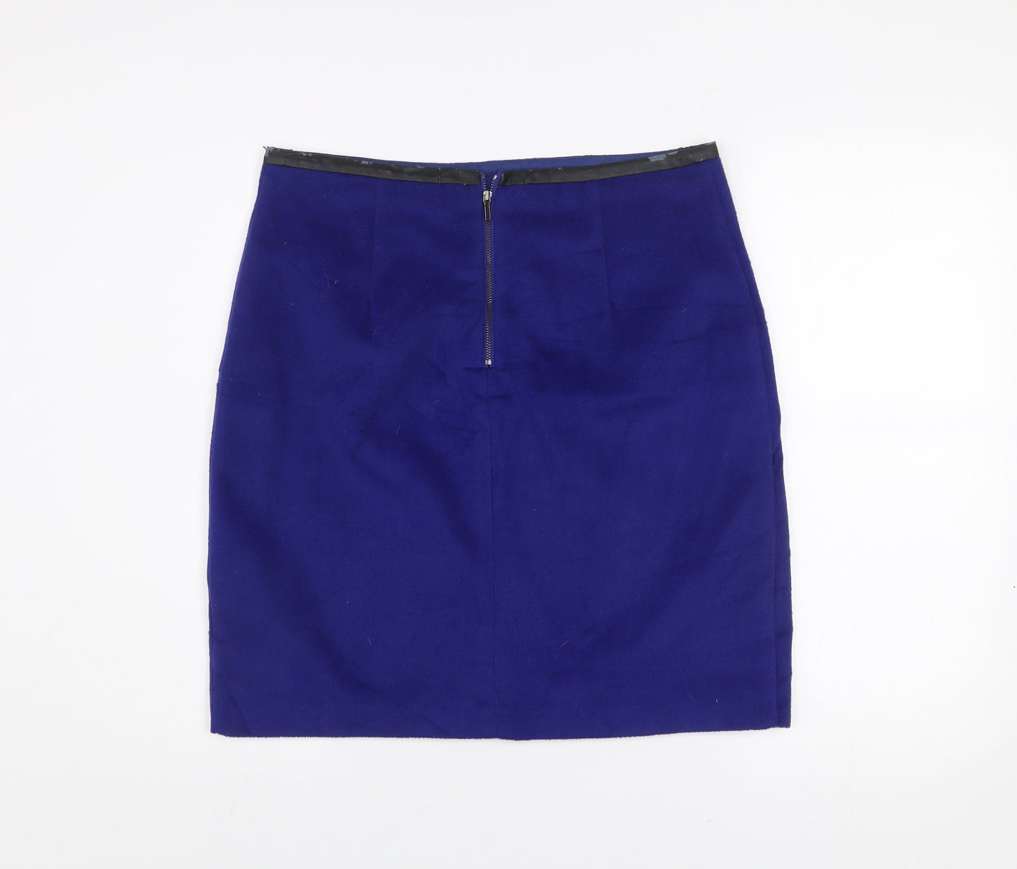 Marks and Spencer Women Blue Size 12 Pencil Skirt