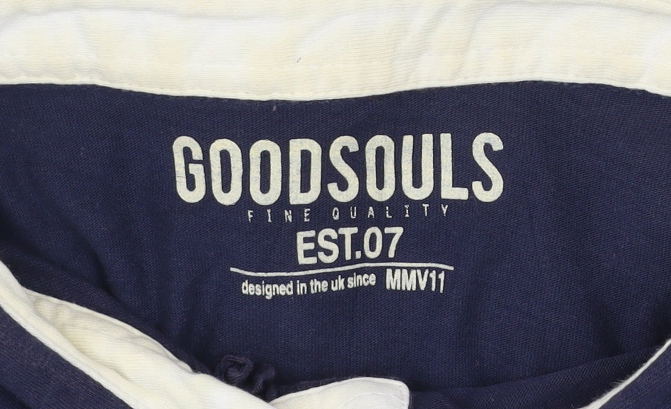 Mens UK Size XL Goodsouls 100% Cotton Polo Shirt