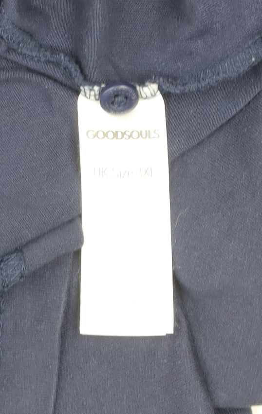 Mens UK Size XL Goodsouls 100% Cotton Polo Shirt