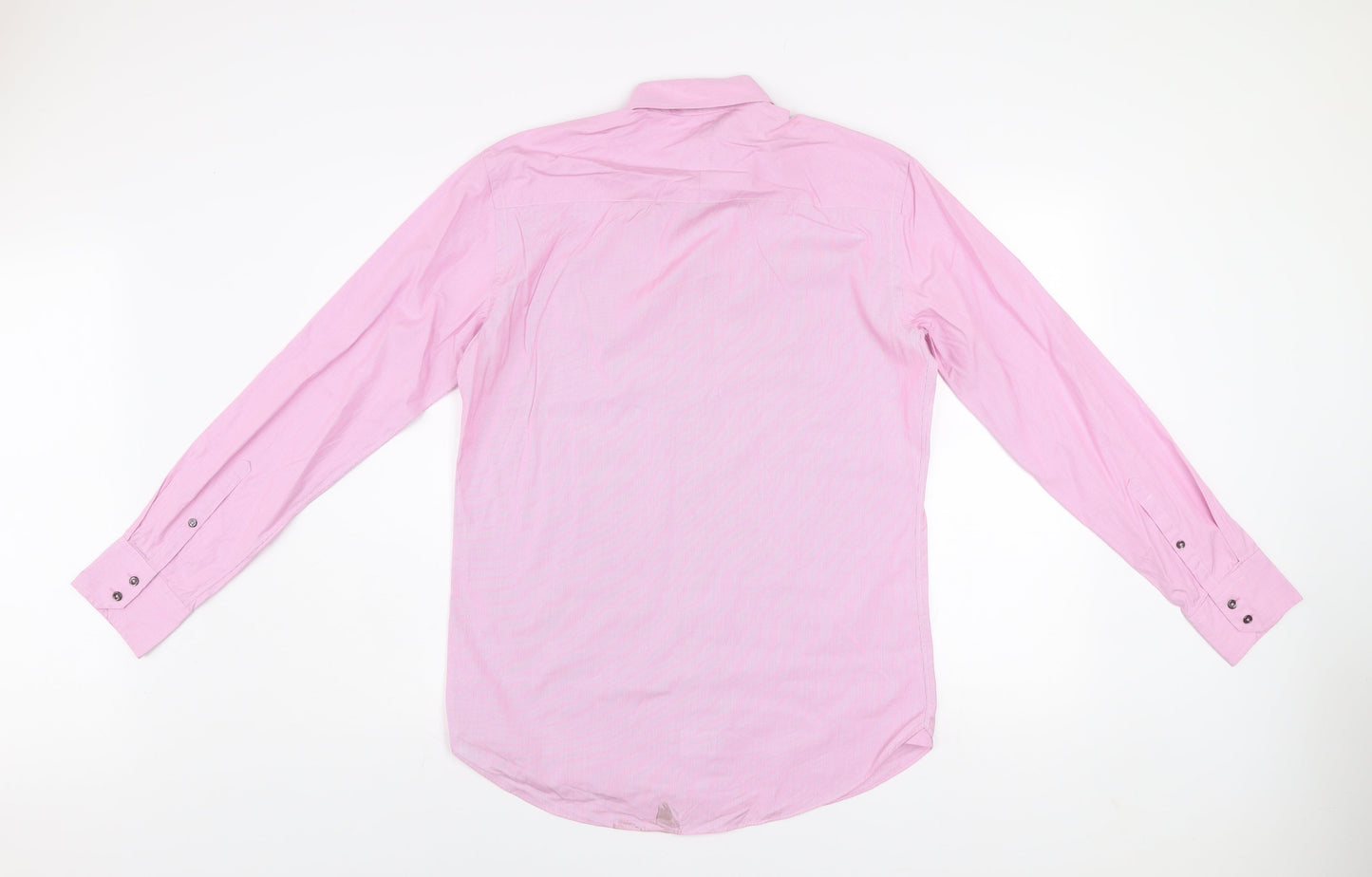 Mens UK Collar Size 15 NEXT Smart Pink  Dress Shirt