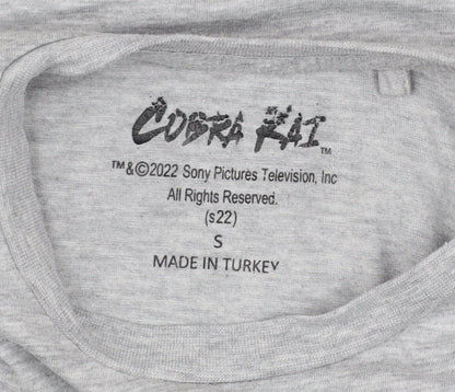 Mens UK Size S Cobra Kai Grey  T-Shirt