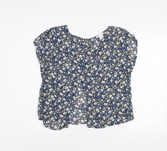 Womens UK Size 10 Dylan & Rose Blue Tunic Blouse
