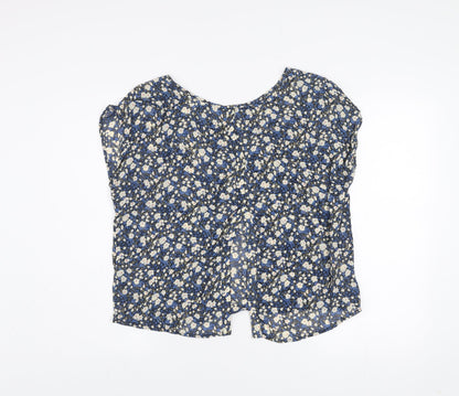 Womens UK Size 10 Dylan & Rose Blue Tunic Blouse