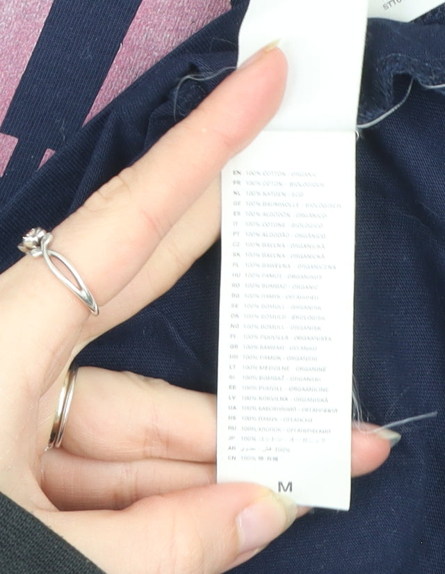 Stanley/Stella Men’s Navy Gemini Graphic Organic Cotton T-Shirt M