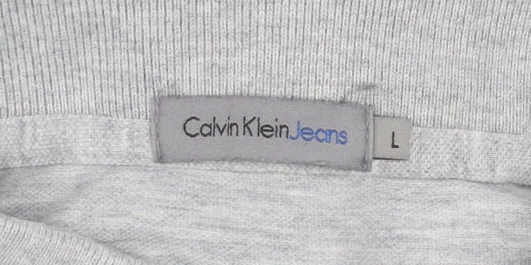 Mens UK Size L Calvin Klein Jeans 100% Cotton Polo Shirt