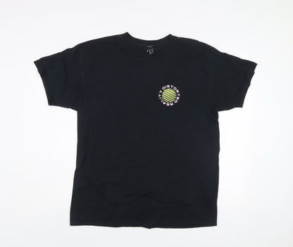 Mens UK Size M New Look Black  T-Shirt