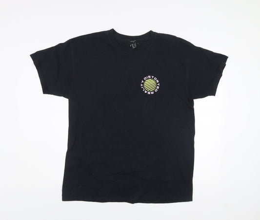 Mens UK Size M New Look Black  T-Shirt