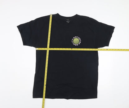 Mens UK Size M New Look Black  T-Shirt