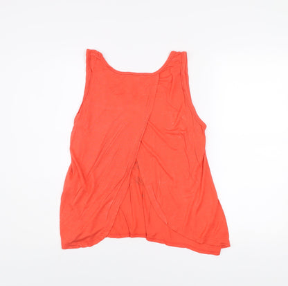 Womens UK Size 12 Stradivarius Red Basic Tank