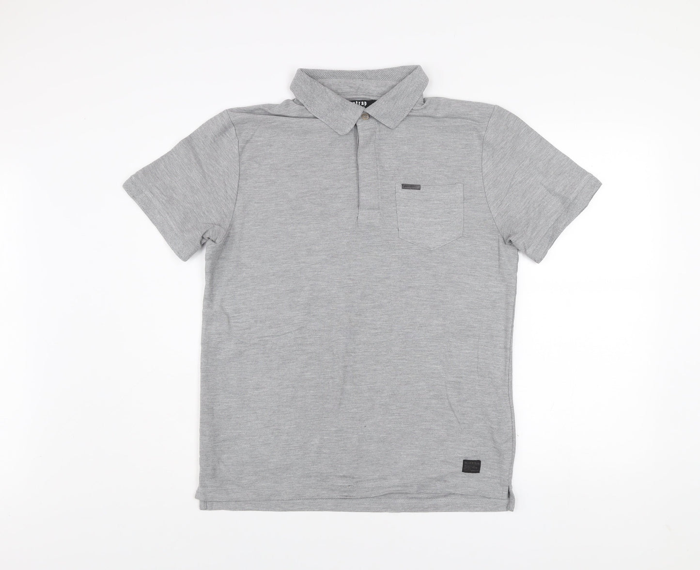 Mens UK Size L Firetrap Polyester Blend Polo Shirt