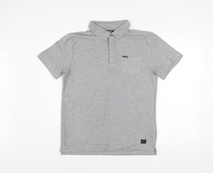Mens UK Size L Firetrap Polyester Blend Polo Shirt