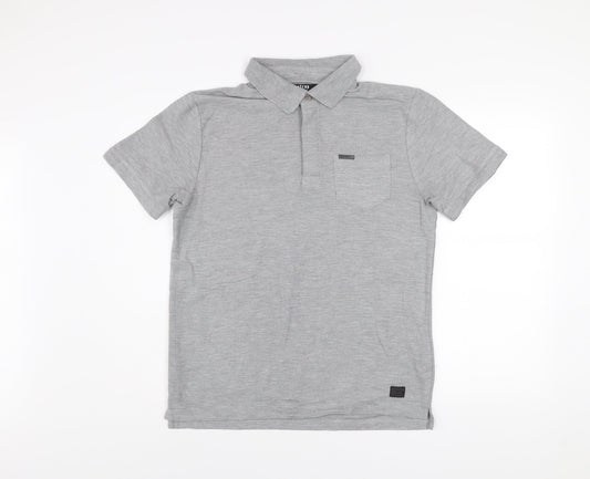 Mens UK Size L Firetrap Polyester Blend Polo Shirt