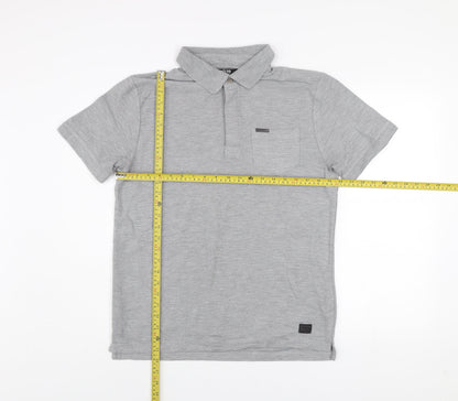 Mens UK Size L Firetrap Polyester Blend Polo Shirt