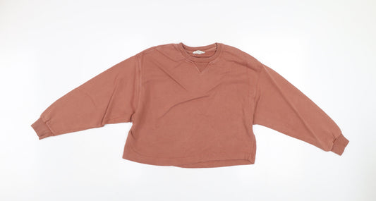 Womens UK Size XS MNG Brown Pullover Sweatshirt
