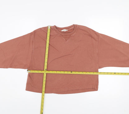 Womens UK Size XS MNG Brown Pullover Sweatshirt
