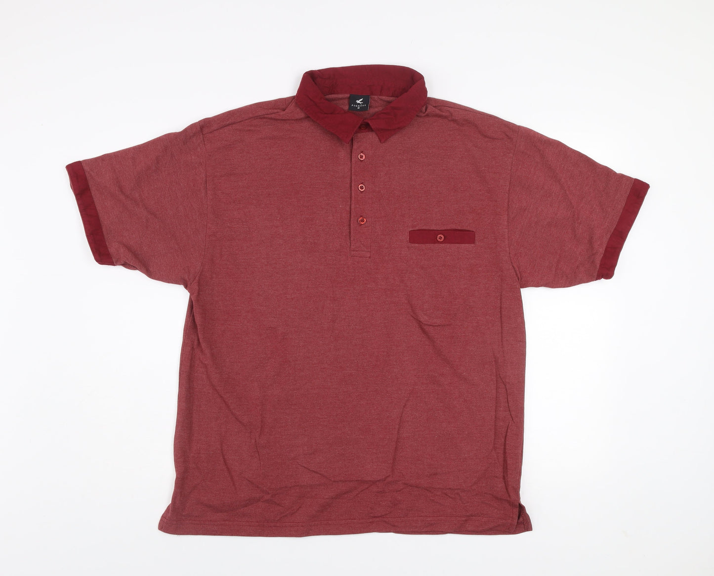 Mens UK Size M Pegasus 100% Cotton Polo Shirt