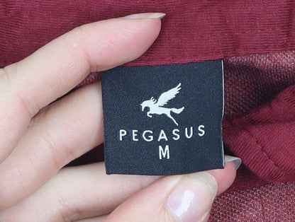 Mens UK Size M Pegasus 100% Cotton Polo Shirt