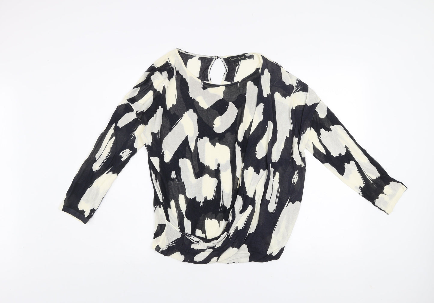 Womens UK Size 12 Phase Eight Black Pullover Jumper