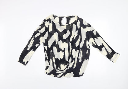 Womens UK Size 12 Phase Eight Black Pullover Jumper