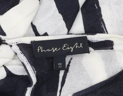 Womens UK Size 12 Phase Eight Black Pullover Jumper
