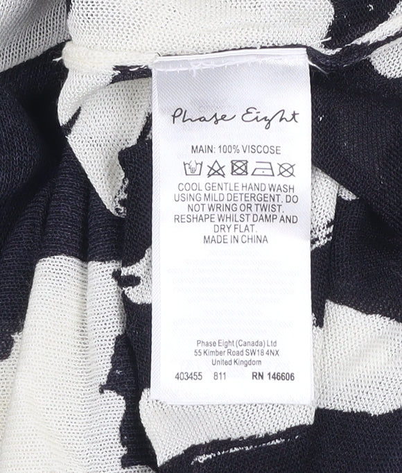 Womens UK Size 12 Phase Eight Black Pullover Jumper