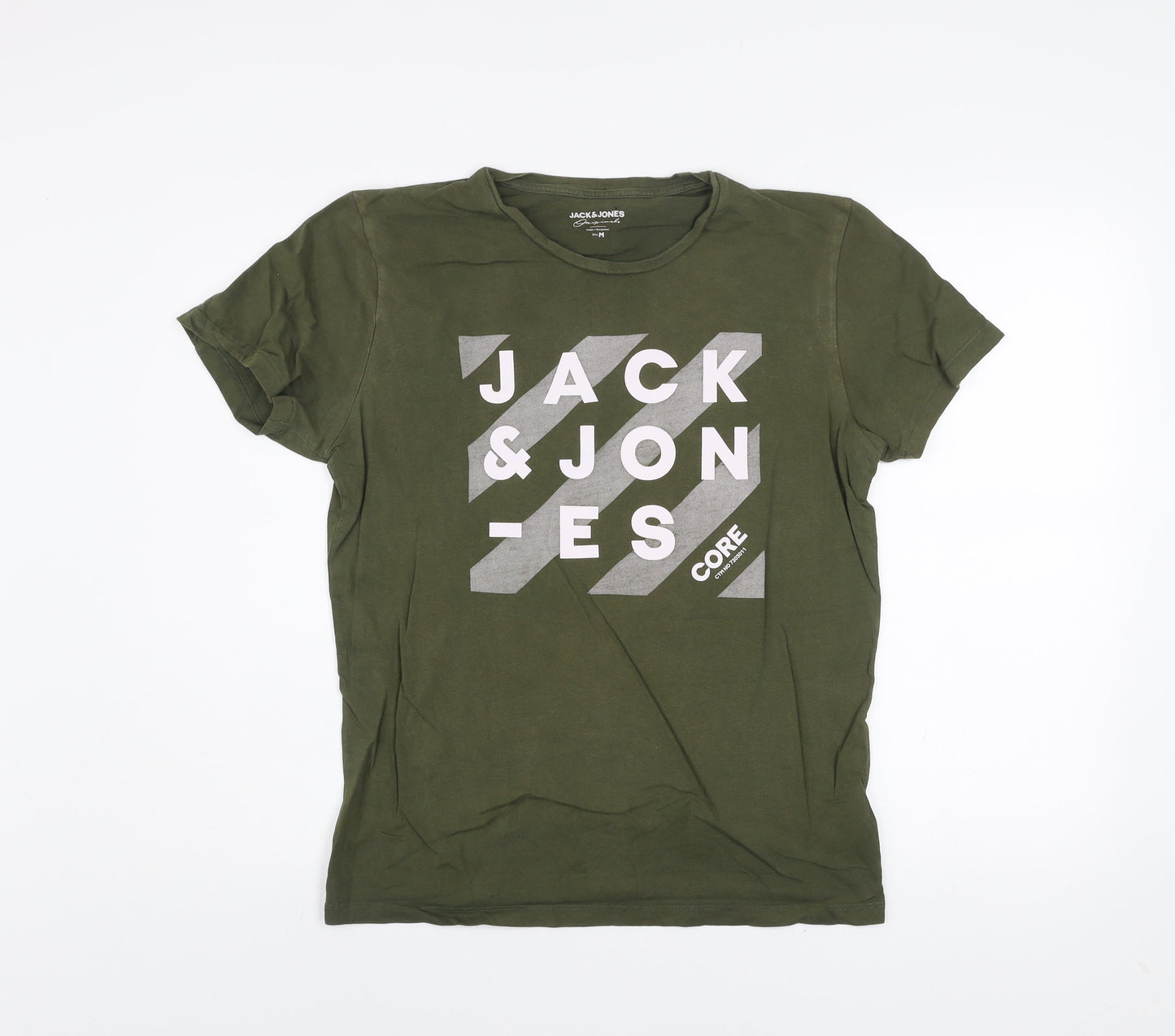 Mens UK Size M JACK & JONES Green  T-Shirt