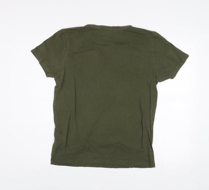 Mens UK Size M JACK & JONES Green  T-Shirt