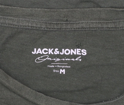 Mens UK Size M JACK & JONES Green  T-Shirt