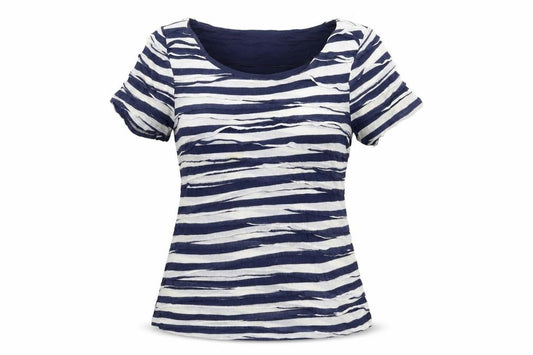 Womens UK Size 10 Phase Eight Blue Jersey T-Shirt