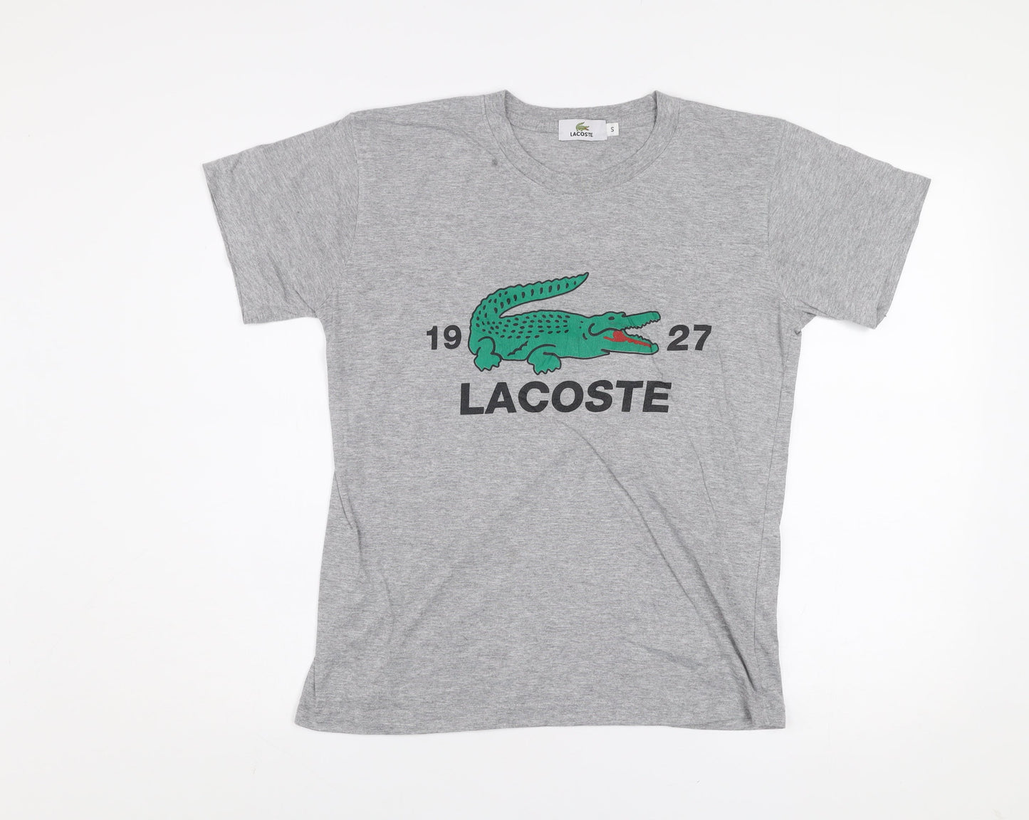 Mens UK Size S Lacoste Grey  T-Shirt