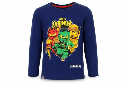 Boys UK Size 6-7 Years LEGO Blue Basic T-Shirt