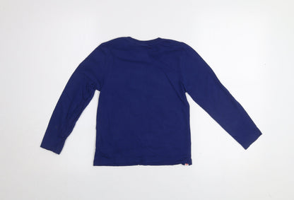 Boys UK Size 6-7 Years LEGO Blue Basic T-Shirt