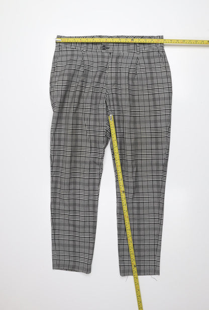 Mens UK Size 31 Zara Regular Fit Business Casual Grey Trousers