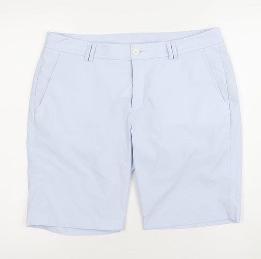 KJUS Men's White XL Chino Shorts Quick Dry Stretch Summer