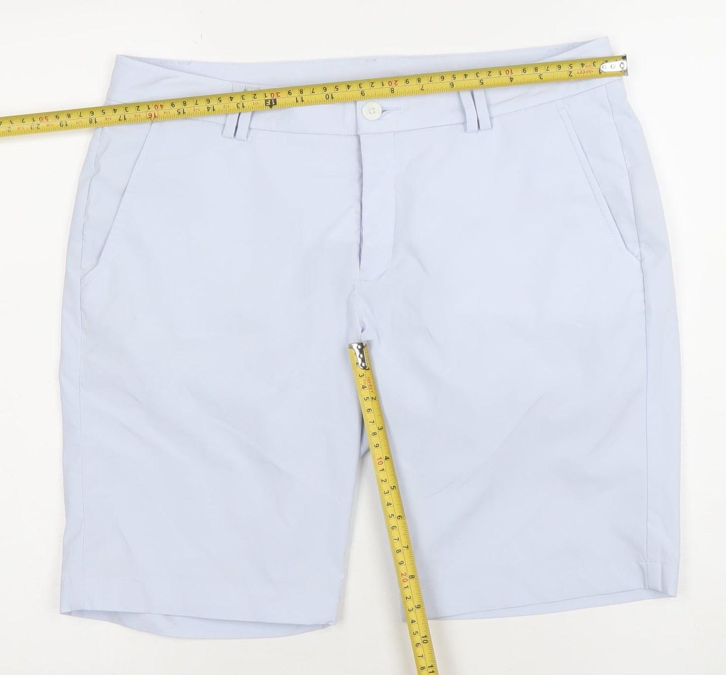 KJUS Men's White XL Chino Shorts Quick Dry Stretch Summer