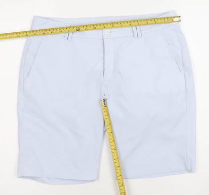 KJUS Men's White XL Chino Shorts Quick Dry Stretch Summer