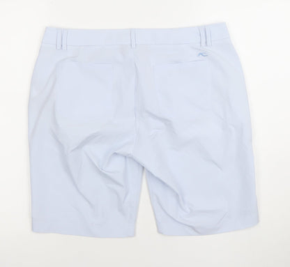 KJUS Men's White XL Chino Shorts Quick Dry Stretch Summer
