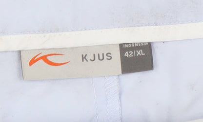 KJUS Men's White XL Chino Shorts Quick Dry Stretch Summer