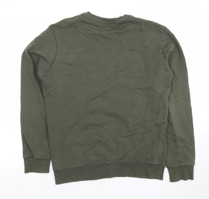 Womens UK Size M DEN I’M Green Pullover Sweatshirt
