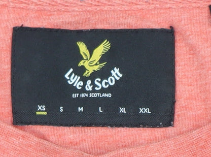 Mens UK Size XS Lyle & Scott Pink  T-Shirt