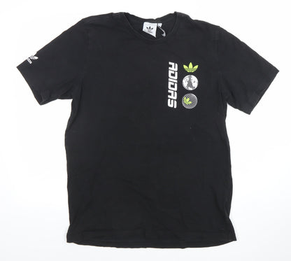 Mens UK Size M adidas Black  T-Shirt