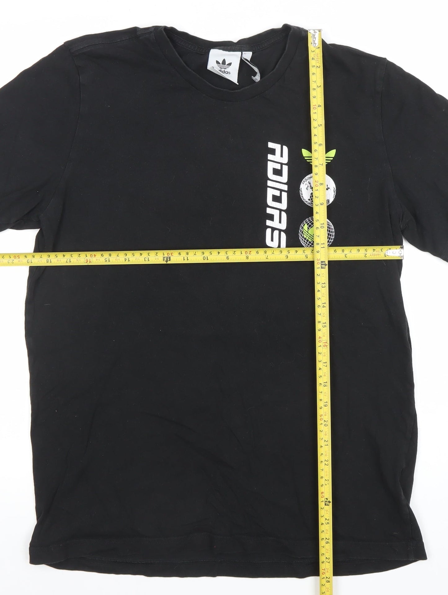 Mens UK Size M adidas Black  T-Shirt