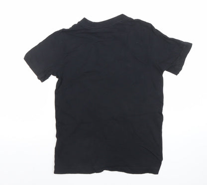 Boys UK Size S Nike Black BasicJersey T-Shirt