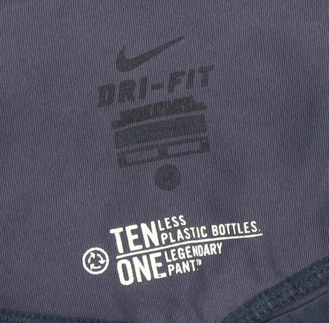 Nike Women’s Blue Dri-FIT Capri Leggings Size M Moisture Wicking