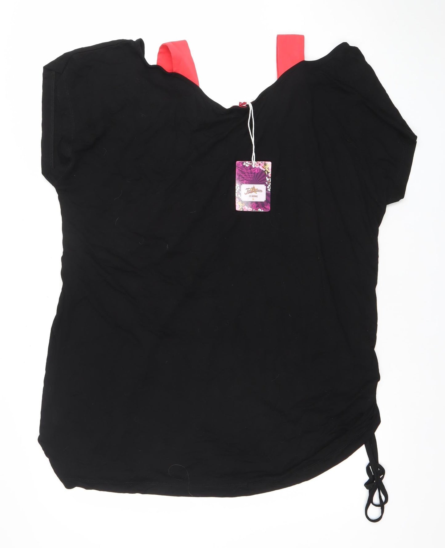 Joe Browns Womens Black Elephant Tunic T-Shirt Size 22