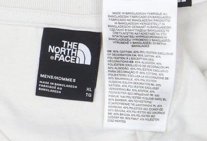 The North Face Men's Ivory XL Short Sleeve Cotton Blend T-Shirt