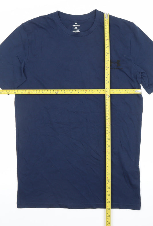 Under Armour Men's Navy Loose Fit Short Sleeve T-Shirt Size S