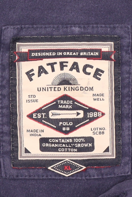 Mens UK Size XL FatFace 100% Cotton Polo Shirt
